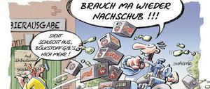 Prolliger Kult: Eine Seite aus „Werner - Wat Nu!?“.
