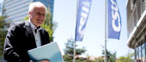 Bleibt er oder geht er: Innenminister und CSU-Chef Horst Seehofer. Germany OUT