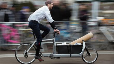 200.000 Euro Fördergeld stellt der Senat für Lastenräder bereit.