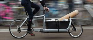 200.000 Euro Fördergeld stellt der Senat für Lastenräder bereit.