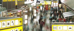 Am Flughafen Tegel ist zu Ferienbeginn immer besonders viel los.