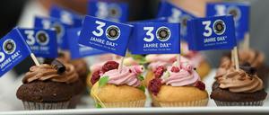Zur Feier des Tages gab es Cupcakes auf dem Parkett.
