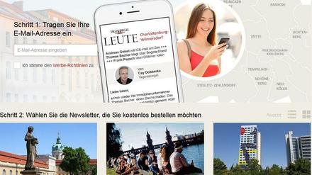 Für jeden Bezirk eine eigene Zeitung: die hyperlokalen Newsletter des Tagesspiegels.