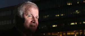 Innenminister Horst Seehofer (CSU) nach der Einigung vor dem Konrad-Adenauer-Haus.