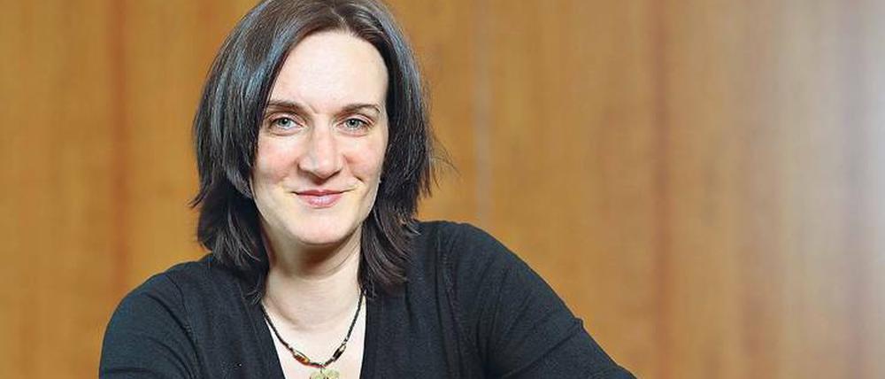Kam mit 19 Jahren nach Berlin. Die im westungarischen Sopron geborene Schriftstellerin Terézia Mora. 
