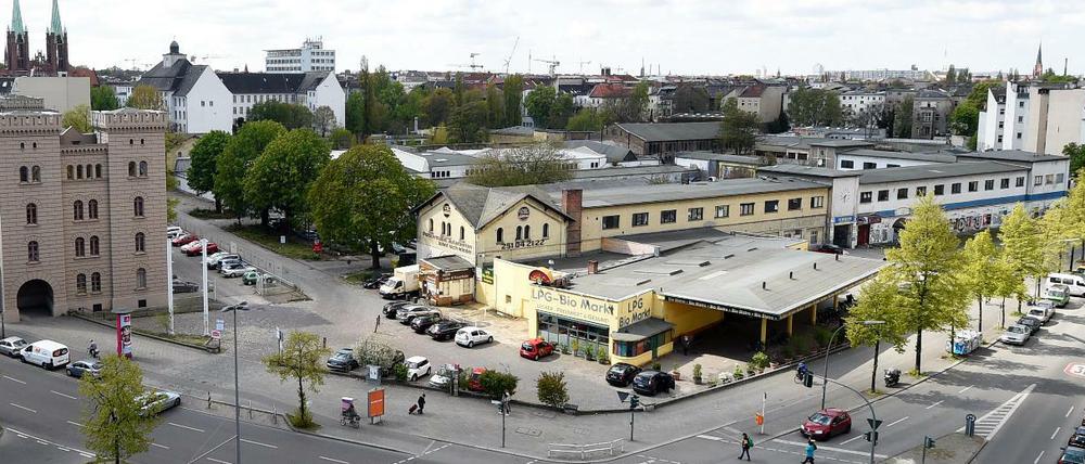 Auf dem 4,7 Hektar großen Areal am Mehringdamm sollen nach Plänen des Landes neue Wohnungen entstehen. 