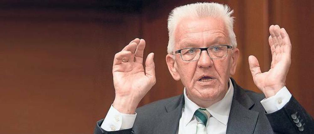 Winfried Kretschmann (Grüne) ist seit Mai 2011 Ministerpräsident von Baden-Württemberg.