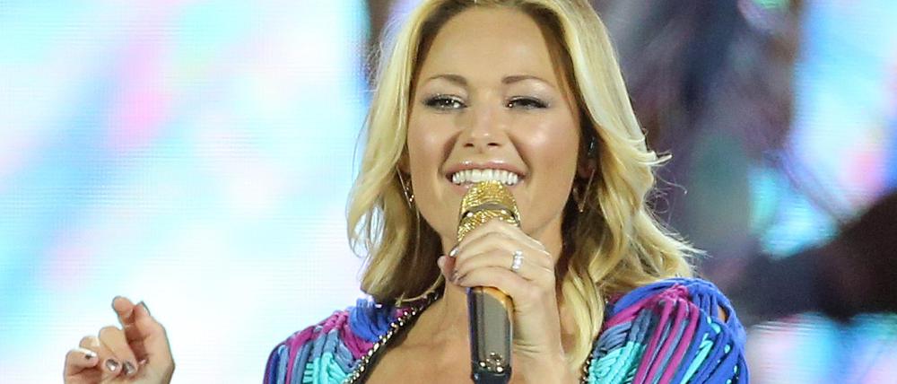 Helene Fischer bei einem Auftritt in Leipzig