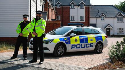 Das Grundstück in Salisbury, auf dem das Paar vergiftet gefunden wurde. 