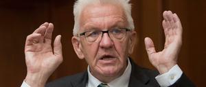 Der baden-württembergische Ministerpräsident Winfried Kretschmann (Bündnis 90/Die Grünen)
