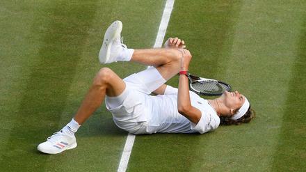Aua, das tut weh. Alexander Zverev enttäuscht einmal mehr bei einem Grand-Slam-Turnier.