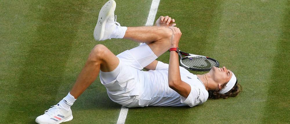 Aua, das tut weh. Alexander Zverev enttäuscht einmal mehr bei einem Grand-Slam-Turnier.