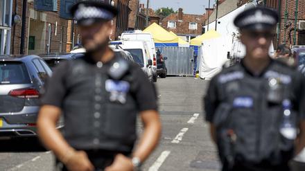 Polizeibeamte in Salisbury