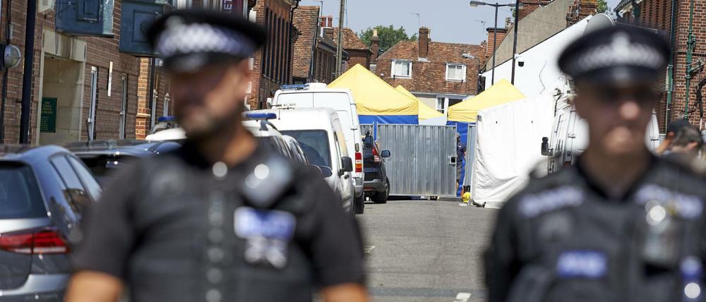 Polizeibeamte in Salisbury