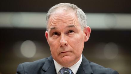 Der Chef der US-Umweltbehörde EPA, Scott Pruitt. Nach einer ganzen Serie von Skandalen tritt er zurück.