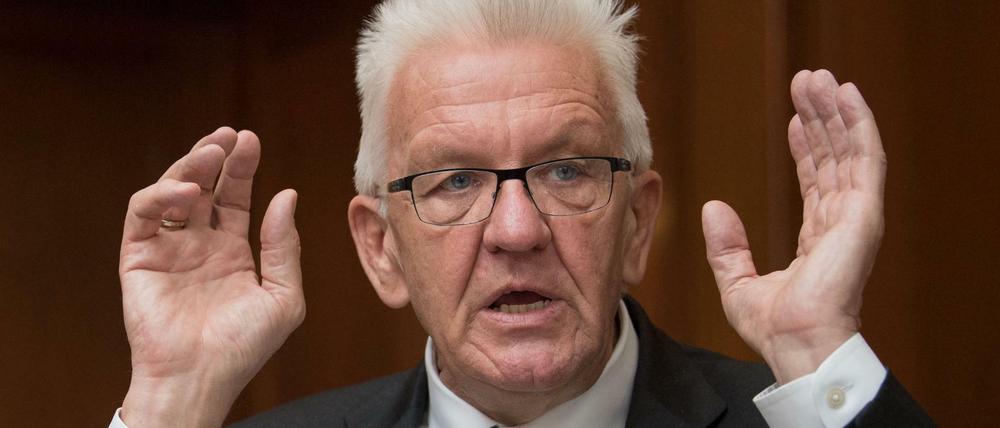 Ministerpräsident Winfried Kretschmann.