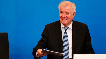 Innenminister Horst Seehofer bei der Pressekonferenz zu seinem "Masterplan Migration".