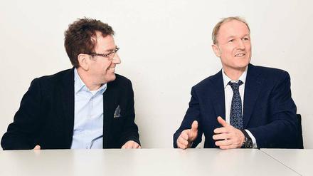 Christian Butter (l.) und Volkmar Falk.