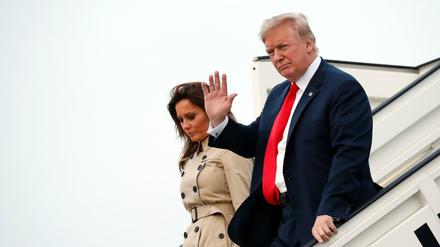 US-Präsident Donald Trump und First Lady Melania Trump 