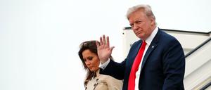 US-Präsident Donald Trump und First Lady Melania Trump 