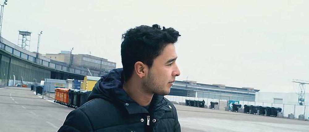 Geduldig. Ibrahim aus Syrien wartet auf die Aufenthaltsgenehmigung. 