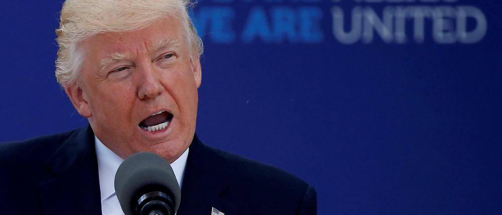 US-Präsident Donald Trump findet, die USA würden übervorteilt. 