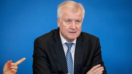 Horst Seehofer (CSU) bei der Vorstellung des „Masterplan Migration“.