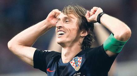 Der Mann hat gut lachen: Luka Modric.