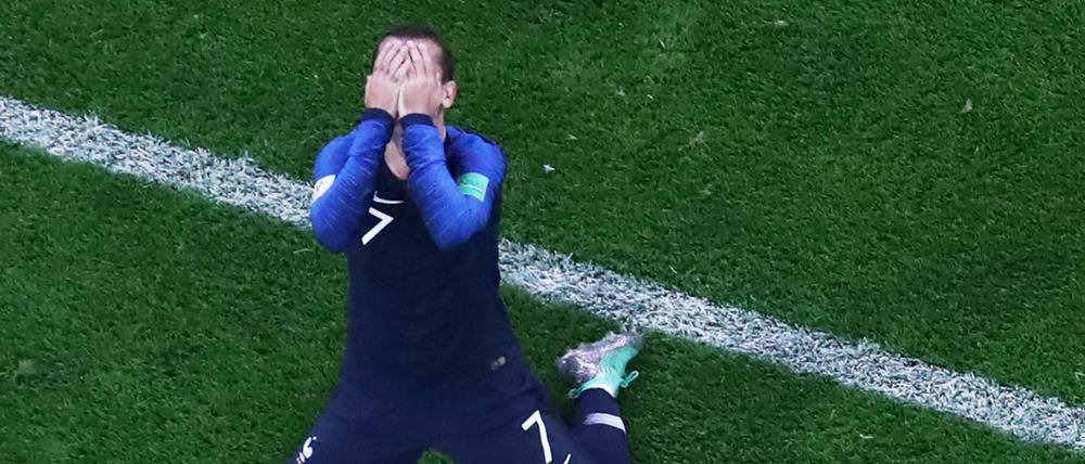 Antoine Griezmann jubelte nach dem Finaleinzug.