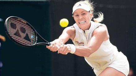 Manic Monday. Neben Angelique Kerber (Foto) schaffte auch Julia Görges den Sprung ins Viertelfinale. 