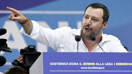 "Italiener zuerst" ist die Leitlinie von Innenminister Matteo Salvini.
