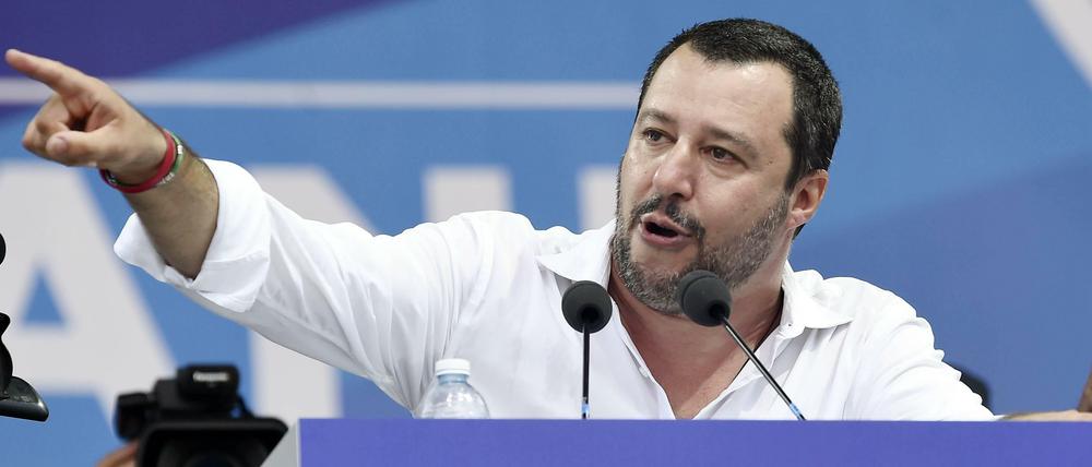 "Italiener zuerst" ist die Leitlinie von Innenminister Matteo Salvini.