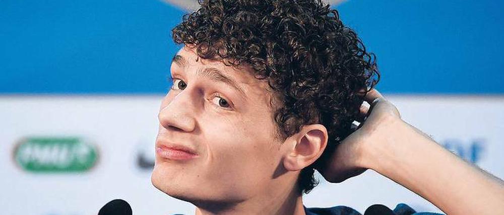 Wie ein freundlicher Literaturstudent. Benjamin Pavard ist bescheiden und trotzdem extrem ehrgeizig.