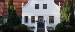 Der Blick auf die Fassade des Kunstmuseums "Barkenhoff" in Worpswede.