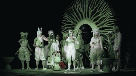 Der erste Akt von „Dido und Aeneas“ in der Musiktheaterwerkstatt.
