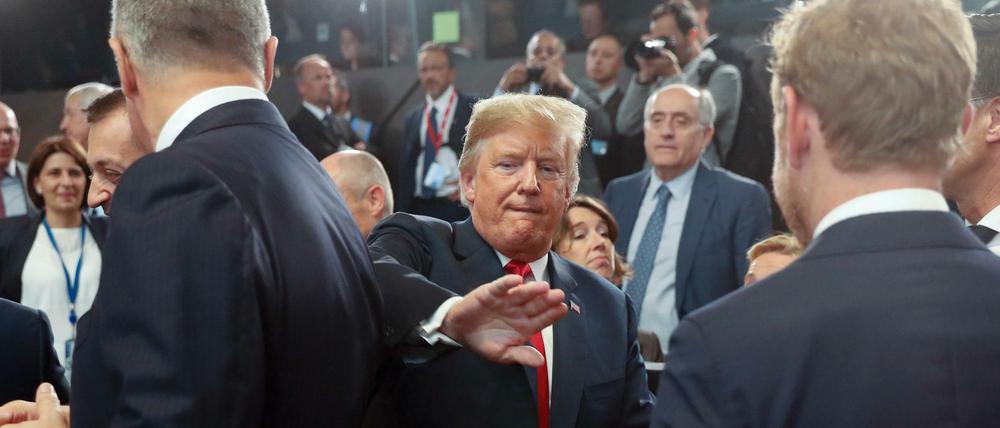 Erst Attacke, dann Lob von US-Präsident Donald Trump.