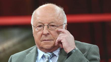 Der ehemalige CDU-Arbeitsminister Norbert Blüm 2014 in einer ARD-Talkshow.