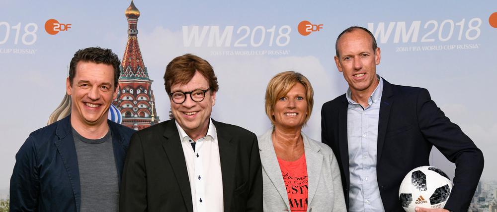 Oliver Schmidt, Béla Réthy, Claudia Neumann, Martin Schneider