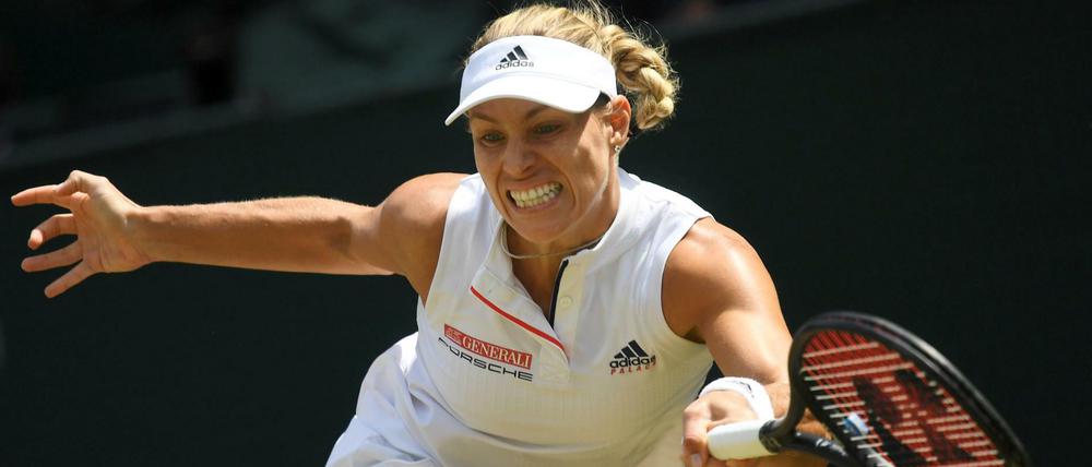 Angelique Kerber in action
