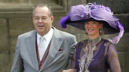 AvD-Präsident Ludwig Fürst zu Löwenstein-Wertheim-Freudenberg und Gattin.