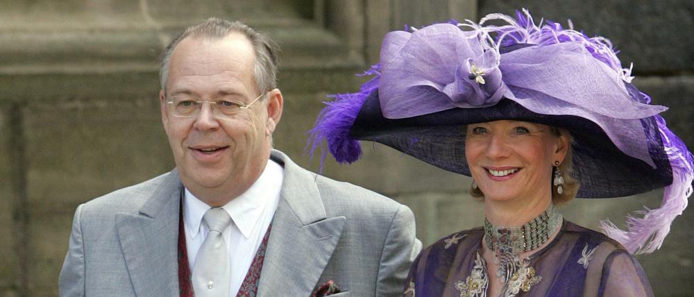 AvD-Präsident Ludwig Fürst zu Löwenstein-Wertheim-Freudenberg und Gattin.