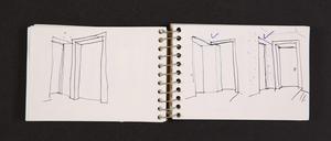 Skizzenbuch des Londoner Architekts Tony Fretton.