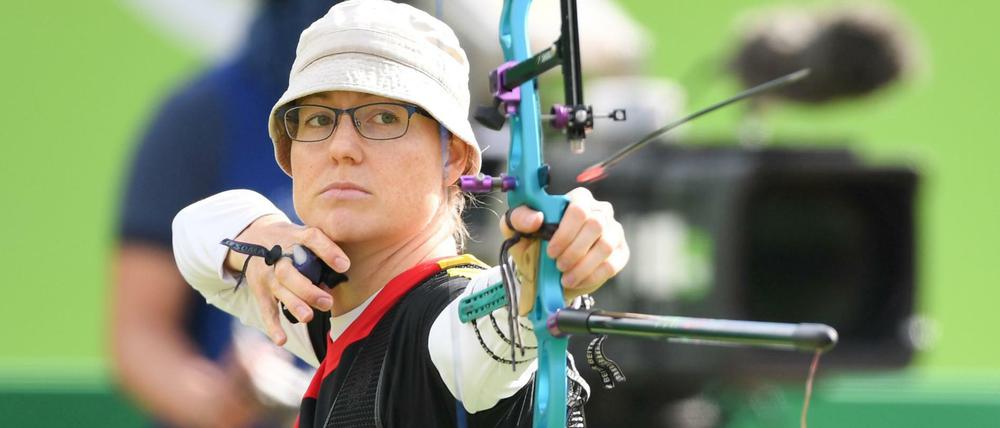 Silbermedaillengewinnerin Lisa Unruh bei den Olympischen Spielen 2016.