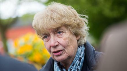 Barbara John bei der Gedenkfeier zum 10. Todestag der ermordeten Polizistin Michele Kiesewetter im April 2017.