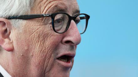 Jean-Claude Juncker beim NATO-Gipfel in Brüssel. 