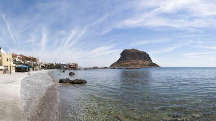 Geheimtipp im Osten der Peloponnes. Der kleine Ort Monemvasia.