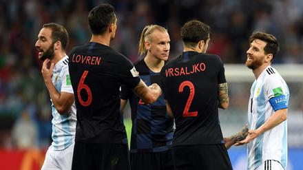 Für Lionel Messi war das Turnier früh vorbei. Kroatien kam hingegen ins Finale. 