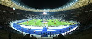 Mal könnte die Stadtmeisterschaft im Olympiastadion (Foto) stattfinden, mal in der Alten Försterei. 
