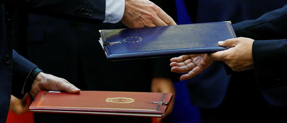 Der Handelsstreit hat ein Gutes: China und die EU nähern sich an.