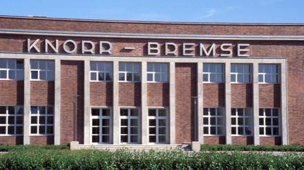 Eine Gebäude der ehemaligen Knorr-Bremse AG in Berlin.